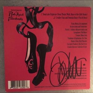 autographed dita von teese swan lake